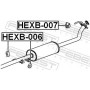 HEXB-007 FEBEST Монтажний комплект система випуску