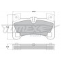 TX 17-15 TOMEX Brakes КомплеК т гальмівних колодок, дискове гальмо