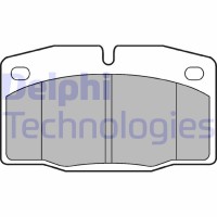 LP581 DELPHI КомплеК т гальмівних колодок, дискове гальмо