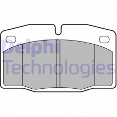 LP581 DELPHI КомплеК т гальмівних колодок, дискове гальмо