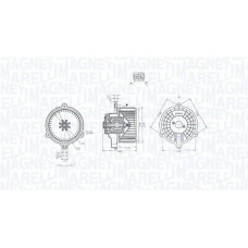069412384010 MAGNETI MARELLI Вентилятор салону
