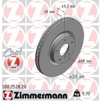 200.2528.20 ZIMMERMANN Гальмівний диск