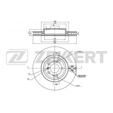 BS-6008 ZEKKERT Гальмівний диск