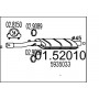 01.52010 MTS Середній глушник вихлопних газів