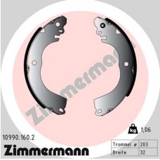 10990.160.2 ZIMMERMANN Комплект гальмівних колодок