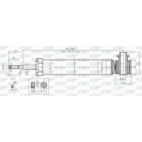 SAB8532.32 OPEN PARTS Амортизатор