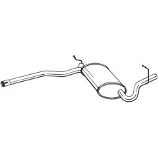 282-915 BOSAL Середній глушник вихлопних газів