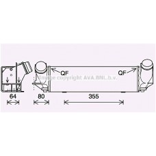 Интеркулер AVA QUALITY COOLING BW4562