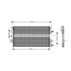 CR5023 AVA QUALITY COOLING Конденсатор кондиціонера