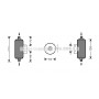 MZD149 AVA QUALITY COOLING Осушувач кондиціонера