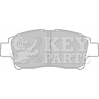 KBP1681 KEY PARTS КомплеК т гальмівних колодок, дискове гальмо