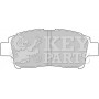 KBP1681 KEY PARTS КомплеК т гальмівних колодок, дискове гальмо
