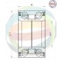 70-060087 MULTIPARTS Комплект підшипника ступиці колеса