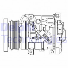CS20508 DELPHI Компресор кондиціонера