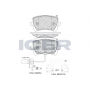 181857-203 ICER КомплеК т гальмівних колодок, дискове гальмо