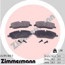 24191.180.1 ZIMMERMANN Комплект гальмівних колодок дисковий гальм