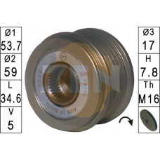 ZN5590 ERA Механізм вільного ходу генератора