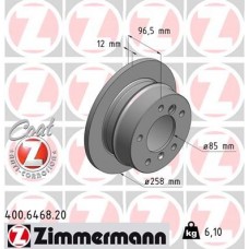 400.6468.20 ZIMMERMANN Гальмівний диск