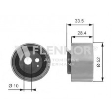 FS63491 FLENNOR Натяжний ролик ремінь ГРМ