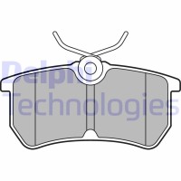 LP2480 DELPHI Комплект гальмівних колодок дисковий гальм