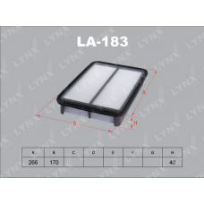LA-183 LYNXauto Повітряний фільтр