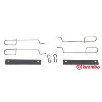 A 02 214 BREMBO Комплектуючі колодки дискового гальма