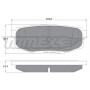 TX 17-78 TOMEX Brakes Комплект гальмівних колодок дисковий гальм