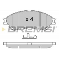 BP3603 BREMSI Комплект гальмівних колодок дисковий гальм
