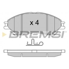BP3603 BREMSI Комплект гальмівних колодок дисковий гальм