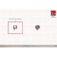T6440 FAI AutoParts Натяжний ролик ремінь ГРМ