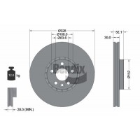 BDS1364HC BENDIX Braking Гальмівний диск