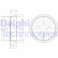 BF463 DELPHI Гальмівний барабан