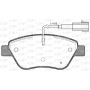 BPA0858.01 OPEN PARTS Комплект гальмівних колодок дисковий гальм