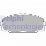 LP989 DELPHI КомплеК т гальмівних колодок, дискове гальмо