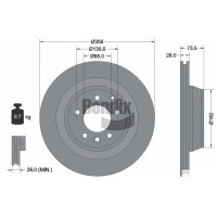 BDS1491 BENDIX Braking Гальмівний диск