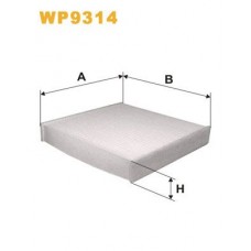 WP9314 WIX FILTERS Фільтр повітря у внутрішньому просторі