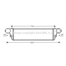 MS4379 AVA QUALITY COOLING Интеркулер