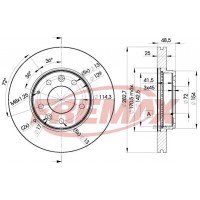 BD3269 FREMAX BRAKE DISC HIGH CARBON