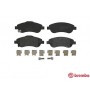 P 28 045 BREMBO Комплект гальмівних колодок дисковий гальм