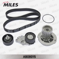 AB08015 MILES Водяний насос комплект зубчастого ременя