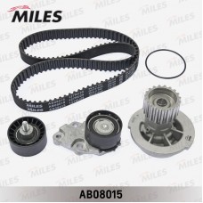 AB08015 MILES Водяний насос комплект зубчастого ременя
