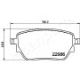 PP-0533AF JAPANPARTS Комплект гальмівних колодок дисковий гальм