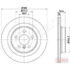 DP-0106C JAPANPARTS Гальмівний диск