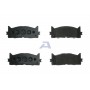 BPTO-1022 AISIN Комплект гальмівних колодок дисковий гальм