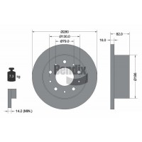 BDS1099 BENDIX Braking Гальмівний диск