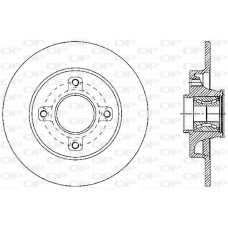 BDA2341.30 OPEN PARTS Гальмівний диск