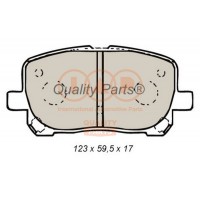 704-17083 IAP QUALITY PARTS КомплеК т гальмівних колодок, дискове гальмо