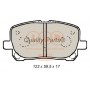 704-17083 IAP QUALITY PARTS КомплеК т гальмівних колодок, дискове гальмо