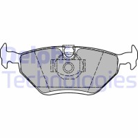 LP1423 DELPHI Комплект гальмівних колодок дисковий гальм
