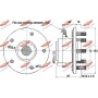01.98053 AUTOKIT Комплект підшипника ступиці колеса